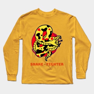 Snake Fighter Martial Arts T-shirts Apparel Mug Notebook Sticker Gift Long Sleeve T-Shirt